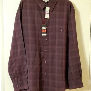 XXL Haggar Clothing Button Up Shirt NWT
